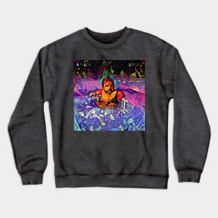 Abstract Grateful Crewneck Sweatshirt